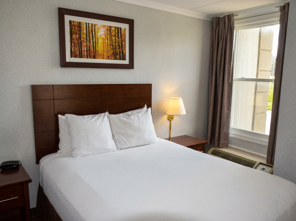 1 Queen Bed Room at Timmins Inn & Suites
